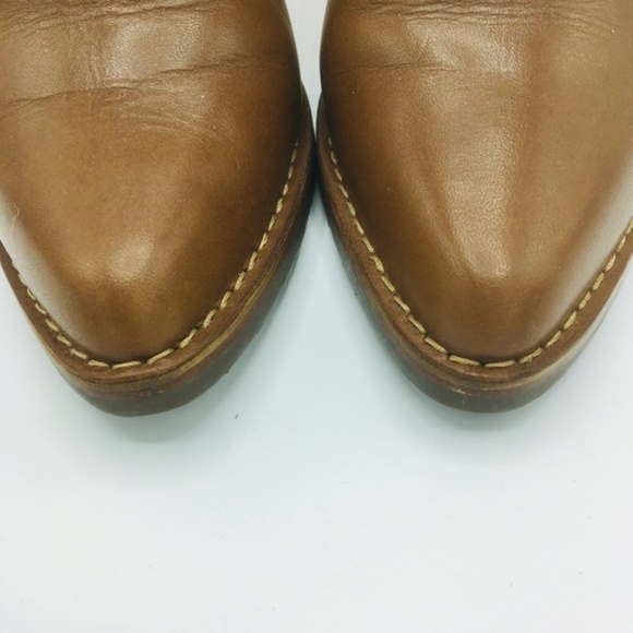 Cole Haan & Nike Air Cognac Heel Ankle Booties 8B - Picture 3 of 8